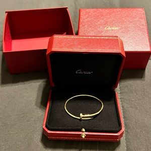 Cartier Juste Un Clou Bracelet Sm yellow gold sz 15